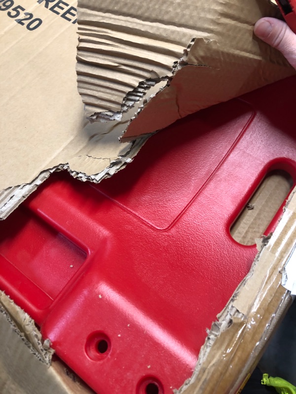 Photo 1 of ***Missing hardware, rip on the head rest and tires worn down***
Pro Lift Mechanic Plastic Creeper 40 Inch - Blow Molded Ergonomic HDPE Body with Padded Headrest and Dual Tool Trays - 350 Lbs Capacity Red