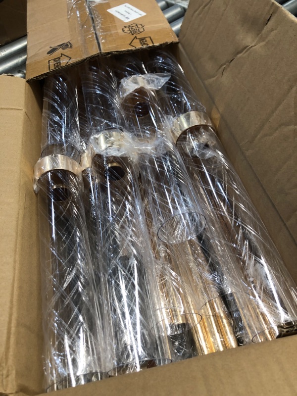 Photo 1 of ***MISING PARTS***
Tessco 4 Pcs 6 Arm Wedding Gold Candelabra Table Centerpiece 46.5" Floor Candle Holder Metal Tall Candlestick Acrylic Shade Pillar Taper Candle Stand for Easter Ceremony Dining Anniversary Party Decor
