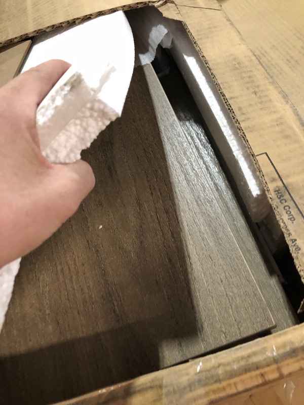 Photo 1 of ***MINOR DAMAGE MISSING HARDWARE***
Henn&Hart Fluted TV Stand for TVs up to 85" with 2 Concealed Ribbed Storage Cabinets and Adjustable Shelves for Living Room, Family Room, or Office, Weathered Gray
