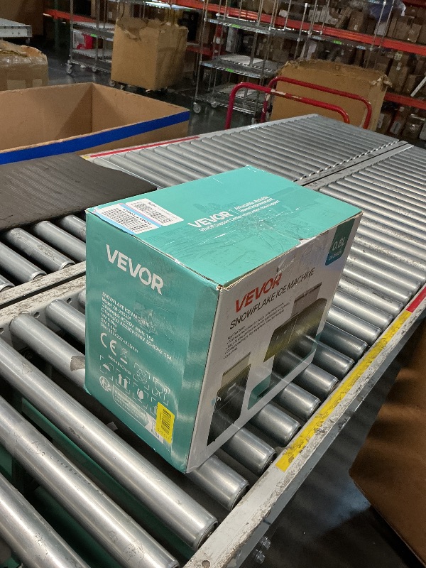 Photo 1 of *** FACTORY SEALED OPENED FOR INSPECTION***
VEVOR Snowflake Ice Machine, 44LBS/24H Snowflake Ice Maker, Ice Shaver Machine with Stainless Steel Blade, Electric Snow Cone Maker with 0.2 Gal Tank, 60S Fast Pre-Cooling, for Home & Small Gatherings