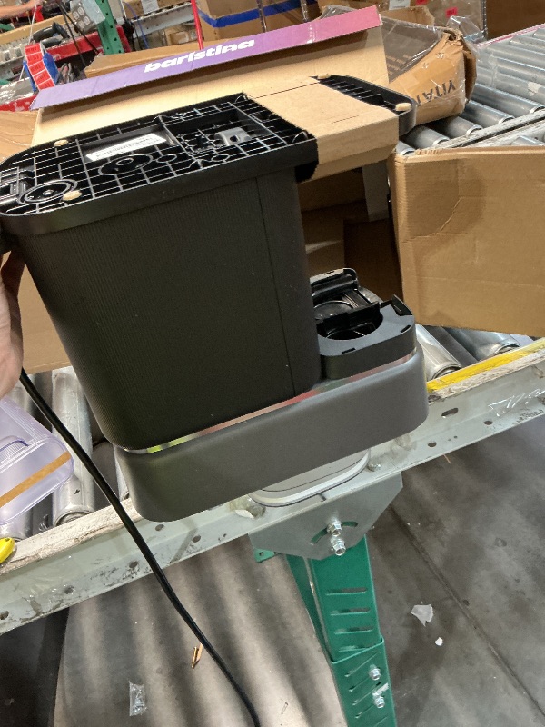 View 5 of ** PARTS ONLY NONFUNCTIONAL APPEARS USED**
Philips Baristina Espresso Machine, Grind, Tamp & Brew Coffee Beans in One Swipe, Compact, 16 Bar Pump Pressure, Automatic Grinder, Black with Black Portafilter (BAR300/60)
