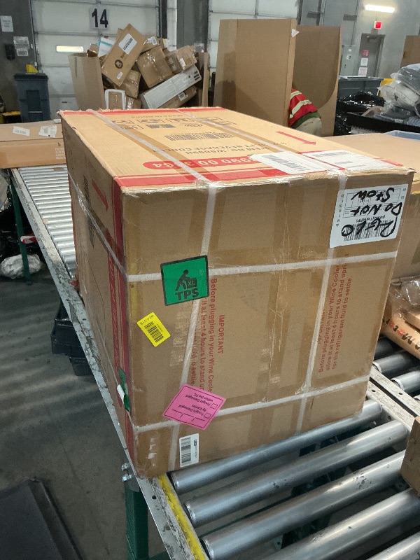 Photo 1 of **FACTORY SEALED, OPENED FOR INSPECTION**Antarctic Star Beverage Refrigerator Cooler -120 Can Mini Fridge Glass Door for Soda Beer or Wine Constant Glass Door Small Drink Dispenser for Home, Office Bar 3.2cu.ft