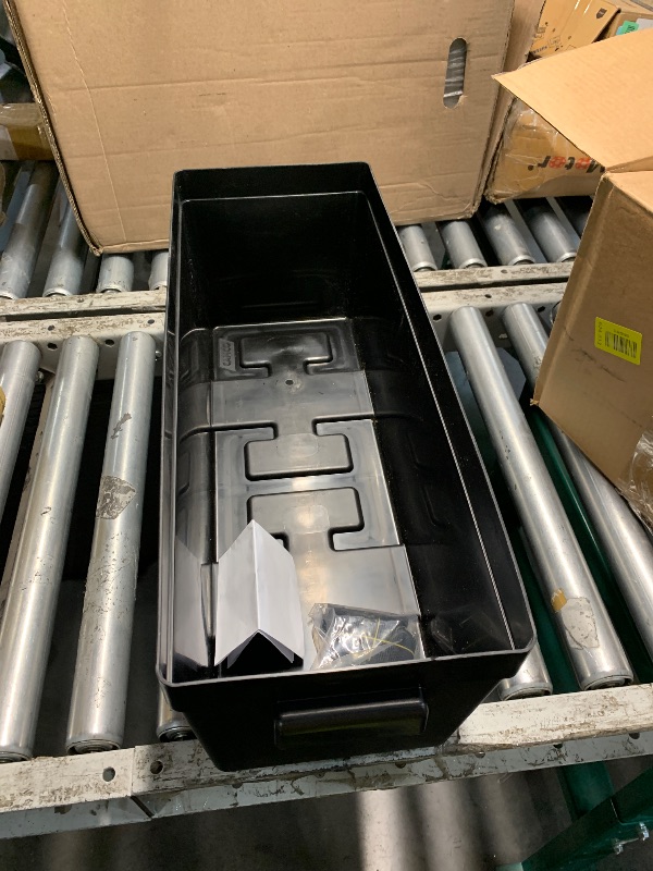 Photo 1 of ***STOCK PHOTO FOR REFERENCE ONLY **9067-1 Vented Battery Box with Mounting Strap, Fits Group 27 Series Batteries, Black
