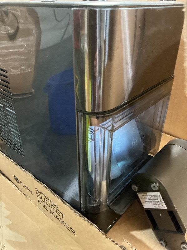 View 3 of *** PARTS ONLY MISSING WATER TANK***
GE Profile Opal Ultra, Countertop Nugget Ice Maker, 1 Gal XL Side Tank, *Amazon Exclusive*, 38 lbs/Day, Pebble Pellet Crushed Ice Machine, WiFi Black Stainless Steel