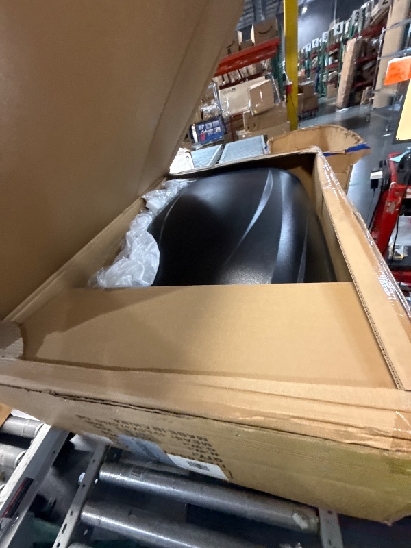 Photo 1 of ***Missing keys and Hardware*** DNA MOTORING Rooftop Cargo Box Carrier Lockable Heavy Duty Car Top Storage Case, Capacity 110 Lbs, 53" L x 34" W x 15" H, 11 17 Cubic Ft.(Textured Black), PT-ZTL-8166-BK ***TRUCK OR TRAILER PICKUP***