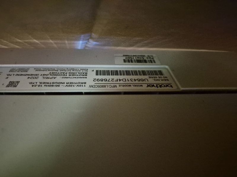 Photo 1 of **MISSING TONER** Brother MFC-L8905CDW Business Wireless Color Laser All-in-One Printer