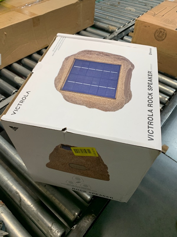 Photo 1 of ***NONFUNCTIONAL***
Victrola Rock Speaker Connect - Outdoor Bluetooth Solar Speaker - Sand