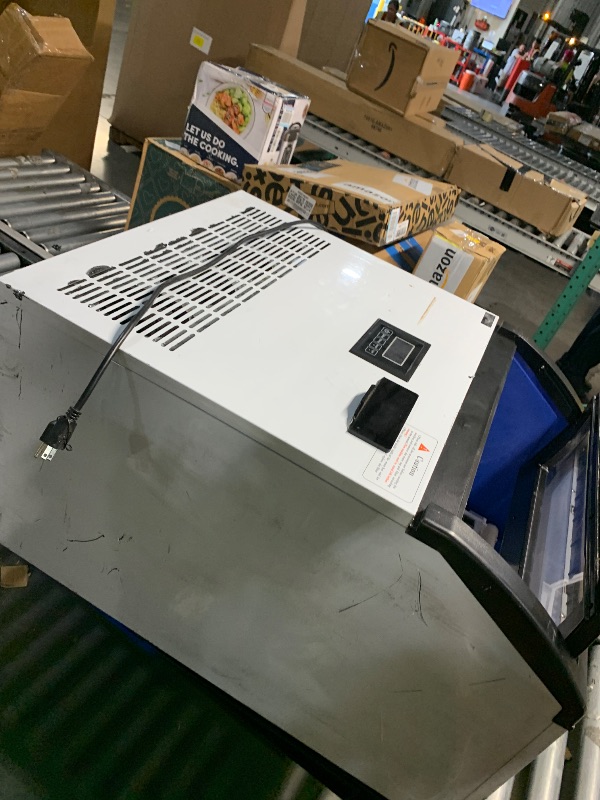 Photo 1 of ***TRUCK/TRAILER PICKUP ONLY***Commercial Ice Maker Machine 360LBS/24H with 77LBS Large Ice Storage Bin, 126Pcs Clear Ice Cubes in 11Mins, Stainless Steel Under Counter Industrial Ice Machine for Bar, Restaurant Business
