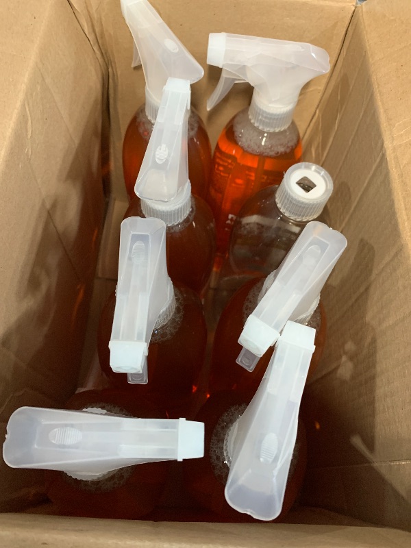 Photo 1 of ***one empty***Method All-Purpose Cleaner Spray, Clementine, Perfect for Most Counters, Tiles, Stone, and More, 28 Oz Spray Bottles, (Pack of 8)