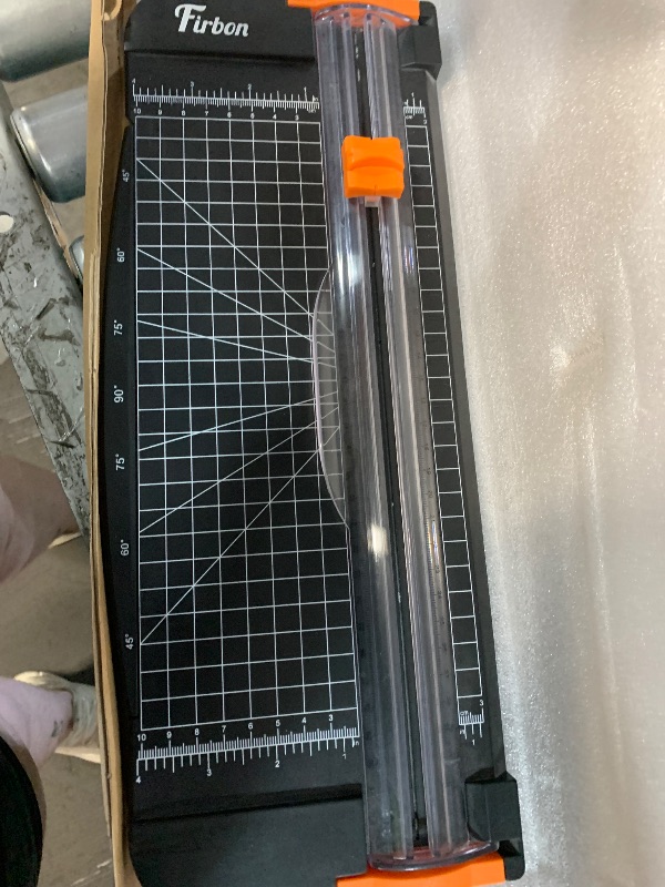 Photo 1 of ***missing 4 blades***Paper Cutter 18 inch, 5 Pcs Blade 18-inch Cutting Length Paper Trimmers, 18 inch Wrapping Paper Cutter Portable Slicer for Craft Scrapbooking Cardstock