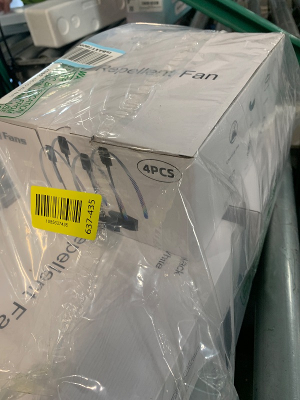 Photo 1 of ***missing 1 pack***Fly Fans for Tables, Repellent Fans Keep Flies Away, Fly Spinner Table Top with Holographic Blades, Flies Deterrent for Picnic, Party, BBQ (Black, 4 Pack)