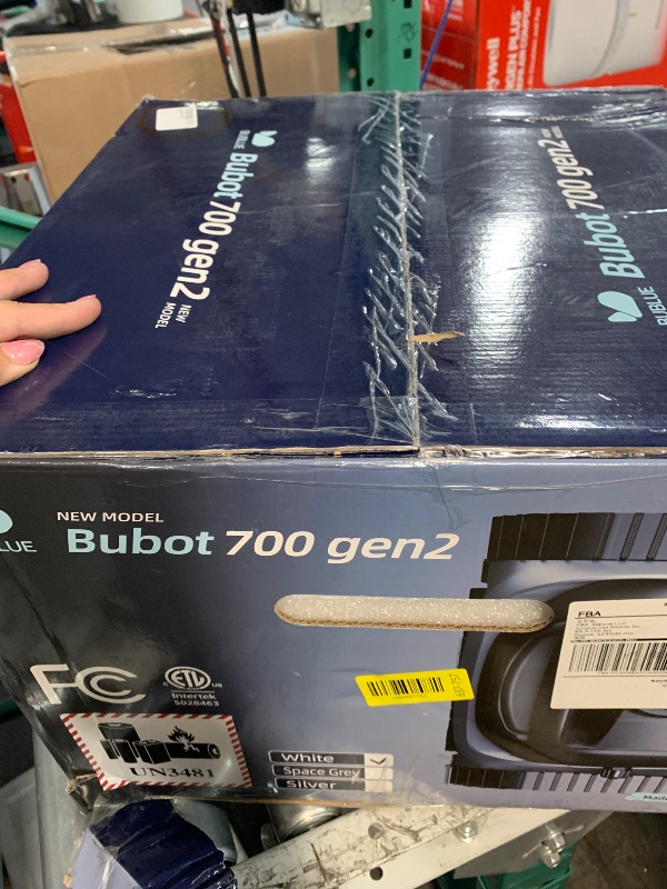Photo 1 of (2026 New) BUBLUE C10 Gen2 Cordless Robotic Pool Vacuum for Inground Pools Max to 210-Min Runtime, Triple Motor Pool Cleaner Robot with Smart Navigation & App Control, Floor Waterline Cleaning (White)