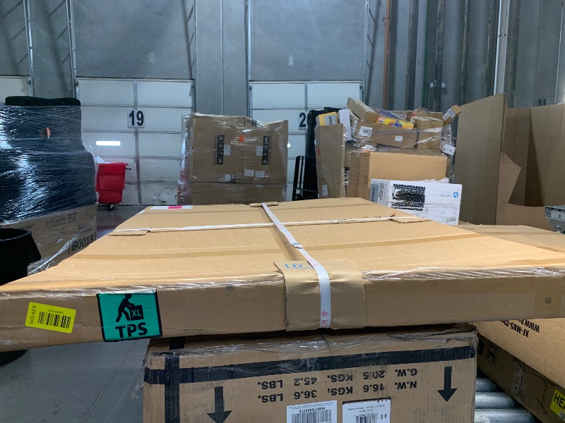 Photo 1 of ***FACTORY SEALED ***
EASYSOUL Modern Glass Coffee Table, 44.88" D x 32.28" W x 15.75" H, Abstract Round Tea Tables for Living Room Home Office Industrial Cocktail Tables (Walnut-Clear Glass, 44.88")