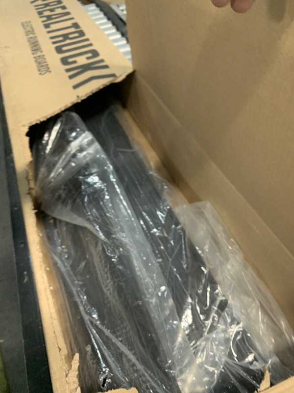 View 2 of **RUNNING BOARDS ONLY** RealTruck AMP Research PowerStep Plug-N-Play | Fits 2022 - 2026 Chevrolet Silverado/GMC Sierra 1500/2500/3500HD | 76255-01A | Rust Proof Aluminum Retractable Electric Steps with LED Step Lights