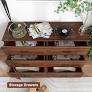Photo 1 of ***STOCK PHOTO FOR REFERENCE ONLY***
Wood Dresser for Bedroom, 6 Drawer Double Dresser, Mid Century Modern Chest of Drawers with Deep Drawers, Large Storage Organizer for Living Room, Closet(Walnut Brown)