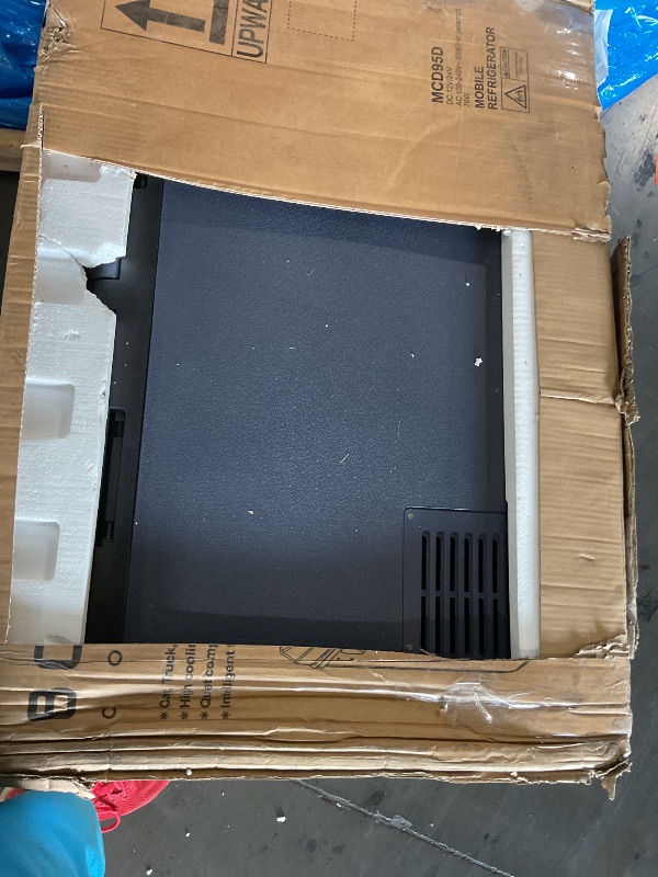 View 2 of *Missing power cord*BODEGACOOLER 12 Volt Refrigerator, 100QT(95L) IPX4 Waterproof Electric Cooler, Car Fridge Dual Zone APP Control with 12/24V DC 110-240V AC, -4?~68?, Portable Freezer for Camping,Travel,RV,Road Trips