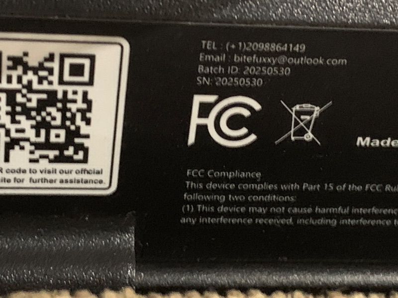 View 5 of ****USED UNKOWN IF MISSING PIECES****
Ulfario Folding Walking Pad Treadmill with Handle Bar - Black