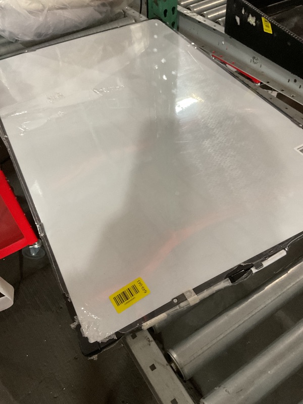 Photo 1 of **HAS SOME COSMETIC DAMAGE** MaxGear 36" x 24" Large Double-Sided Dry Erase Whiteboard, Aluminum Frame