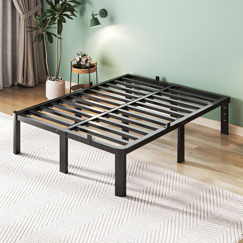 Photo 1 of ***stock photo for reference only**Queen Bed Frame, 14 Inch Heavy Duty Steel Platform, Noise-Free