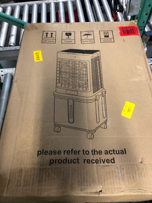 Photo 1 of ****PICTURE FOR REFERENCE ONLY ****
Portable Evaporative Swamp Cooler with 4.2Gal Water Tank
Windowless Small Portable Air Conditioner, 4 Wind Modes, 3 Speeds, Personal Mini Air Cooler for Bedroom Office Small Room
