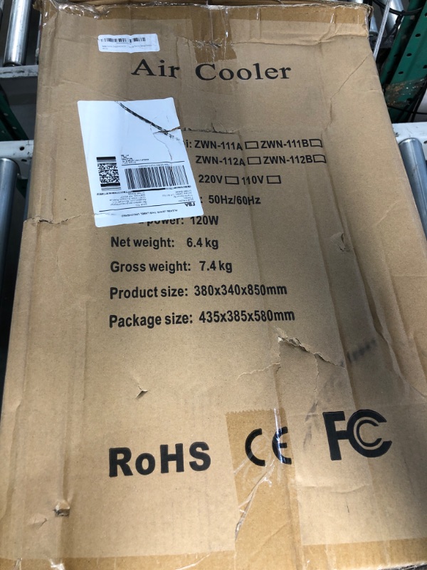 Photo 1 of ****PICTURE FOR REFERENCE ONLY ****
Portable Evaporative Swamp Cooler with 4.2Gal Water Tank
Windowless Small Portable Air Conditioner, 4 Wind Modes, 3 Speeds, Personal Mini Air Cooler for Bedroom Office Small Room
