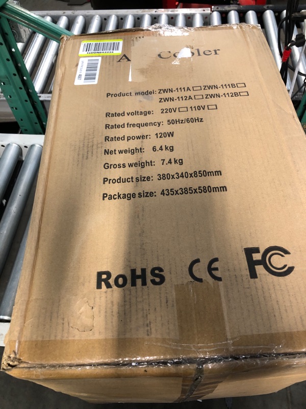 Photo 1 of ****PICTURE FOR REFERENCE ONLY ****
Portable Evaporative Swamp Cooler with 4.2Gal Water Tank
Windowless Small Portable Air Conditioner, 4 Wind Modes, 3 Speeds, Personal Mini Air Cooler for Bedroom Office Small Room
