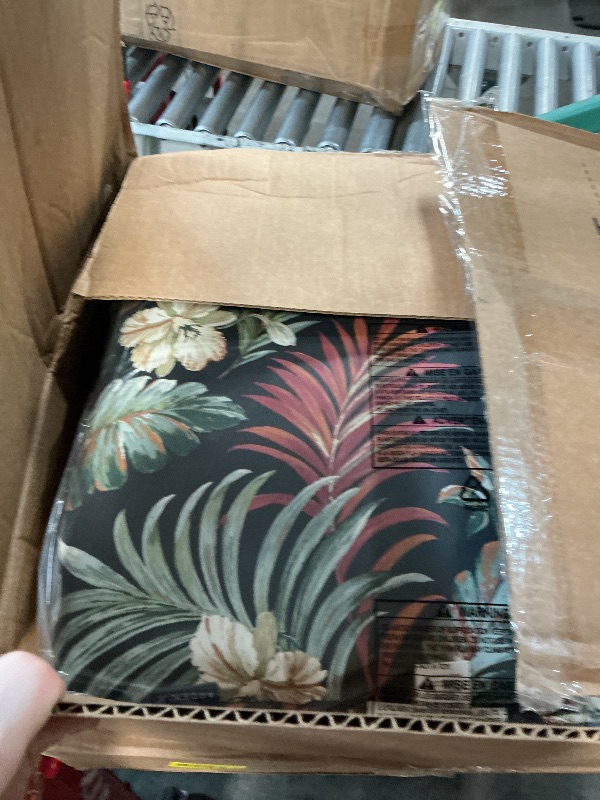 View 2 of ***MISSING 3 PARTS***Arden Outdoor Deep Seat Cushion Set, 4-Pack, 24x24, Black Tropical