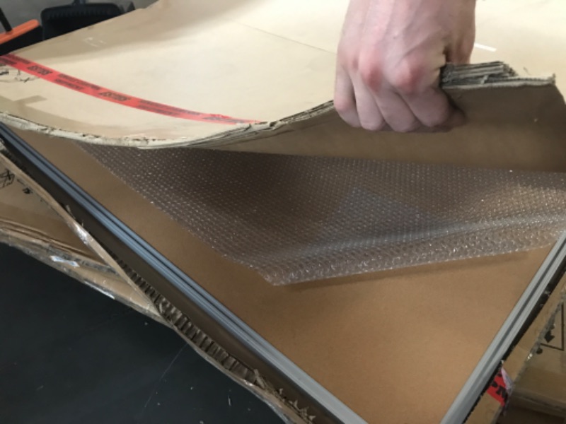 Photo 1 of ***TRUCK/TRAILER PICKUP ONLY***Board2by Large Cork Bulletin Board 96" X 48" Silver Aluminum