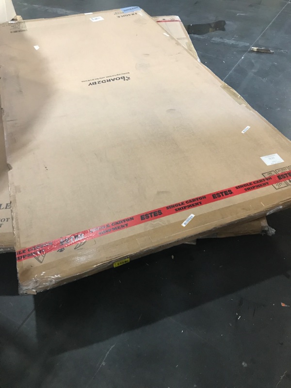View 2 of ***TRUCK/TRAILER PICKUP ONLY***Board2by Large Cork Bulletin Board 96" X 48" Silver Aluminum