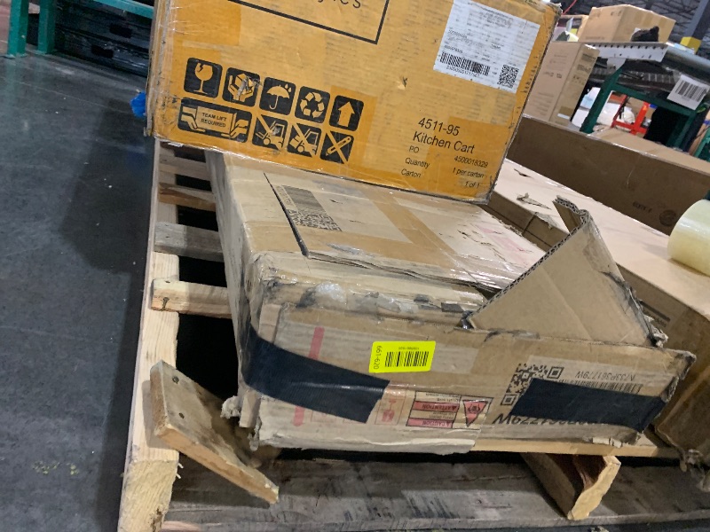 View 3 of ***PARTIAL SET*** DNYN Farmhouse Murphy Cabinet Bed with Large Storage Drawer for Bedroom/Guest Room, Queen Size Foldable Wall Bed Frame with Charging Station, Space-Saving Design & No Box Spring Needed