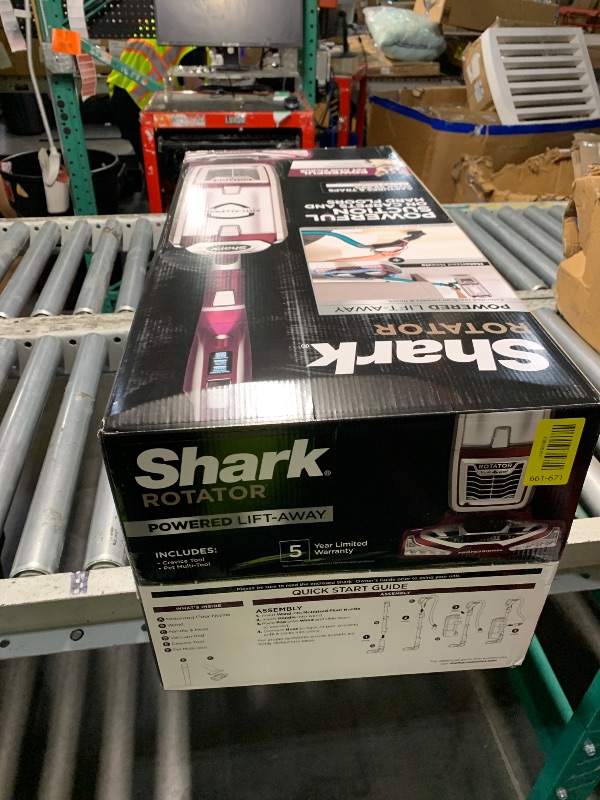 View 2 of ** PARTS ONLY HEAVILY USED DIRTY, UNABLE TO TEST** STOCK PHOTO FOR REFERENCE, ONLY NOT SAME BRAND AS A BOX**
Shark NV752 Rotator Powered Lift-Away TruePet Upright Vacuum with HEPA Filter, Large Dust Cup Capacity, LED Headlights, Upholstery Tool, Perfect P