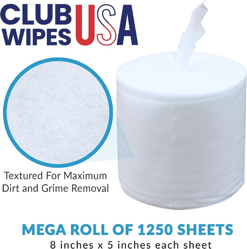 Photo 1 of ***STOCK PHOTO FOR REFERENCE ONLY*** Club Wipes USA Sanitizing Wipes: 800 Unscented Wipes (8" x 5")