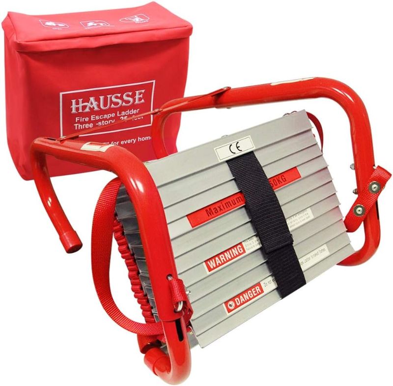 Photo 1 of ***STOCK PHOTO FOR REFERENCE ONLHausse Retractable 3 Story Fire Escape Ladder, 25 Feet
 