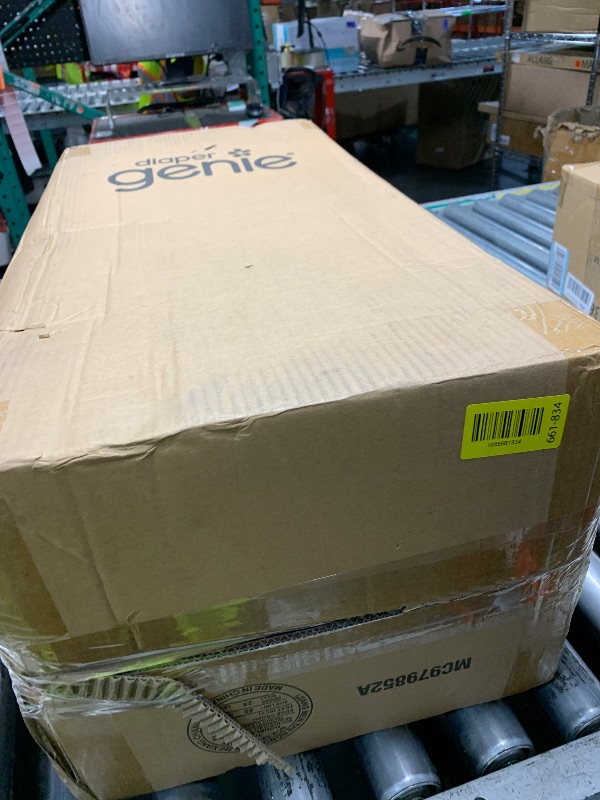 View 3 of **MINOR DAMAGE** Diaper Genie Platinum Stainless Steel Diaper Pail
