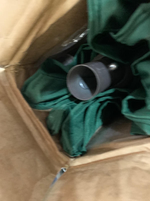 View 2 of ** PARTS ONLY NONFUNCTIONAL MINOR DAMAGE**
JEAREY 9FT Outdoor Patio Umbrella - Dark Green