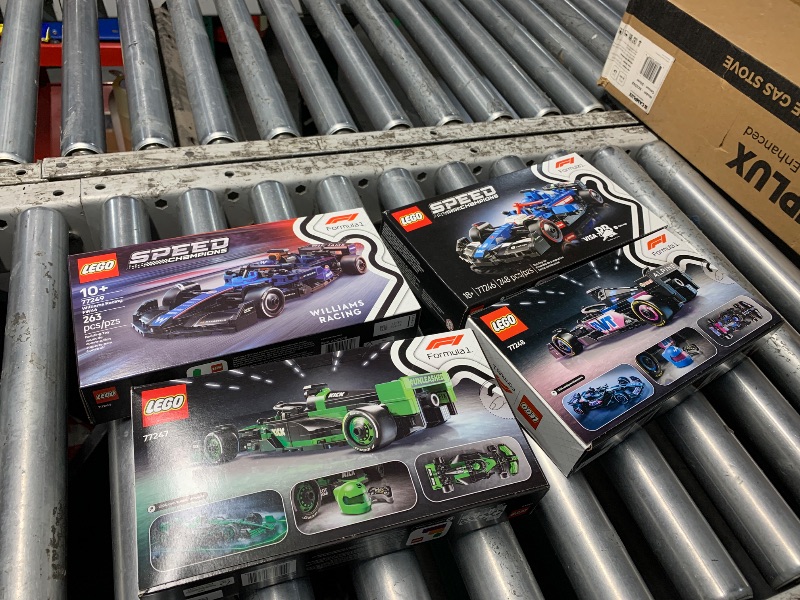 Photo 1 of ***SEE NOTES/PICTURES******PARTIAL SET***
 LEGO Speed Champions Ultimate Formula 1 Collector's Pack - Contains 10 Sets in 1 - Includes Exclusive Poster - Collectible F1 Model Car Kit - Gift for Race Car Fans - 66802