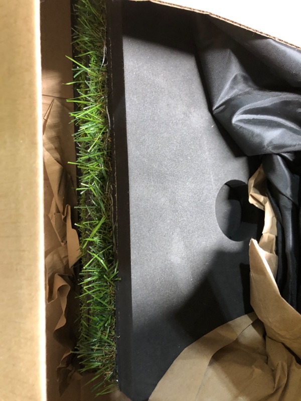 Photo 1 of ***STOCK PHOTO FOR REFERENCE ONLY***Golf Putting Game Set with Front Border for Indoor & Outdoor,Golf Putting Green Mat Include 4 Balls,1 Portable Bag,2 Flags&Cups,Practice Training Aid for Backyard,Party,Office
