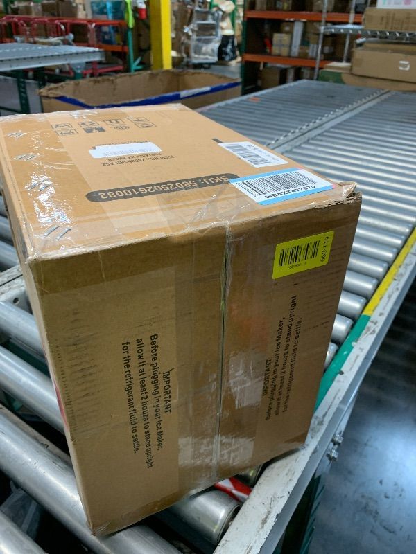 Photo 1 of ***FACTORY SEALED*** Antarctic Star Nugget Ice Maker Countertop with Soft Chewable Ice, Portable Sonic Ice Maker with Basket and Scoop, Removable Top Cover, Auto-Cleaning for Home/Party/RV/Camping (Stainless Steel Silver)