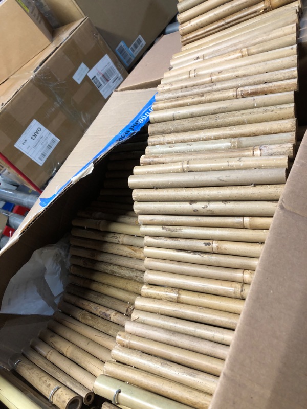 Photo 1 of ***STOCK PHOTO FOR REFERENCE ONLY***Natural Bamboo Garden Edging Fence, Flexible Handcrafted Landscape Border, 8 in H x 40 in L, Eco-Friendly Bamboo Lawn Edging for Flower Beds, Pathways, Planters & Outdoor Garden Decor