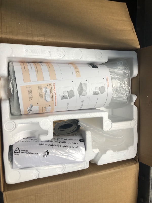 Photo 1 of ***FACTORY SEALED OPENED FOR INSPECTION***
Humhold 14000 BTU Portable Air Conditioners with Remote Control, 3-in-1 Free Standing Cooling AC Unit with Fan & Dehumidifier, Cools Room up to 700 sq.ft, Smart/Sleep Mode,3 Speed,Auto Swing,24H Timer