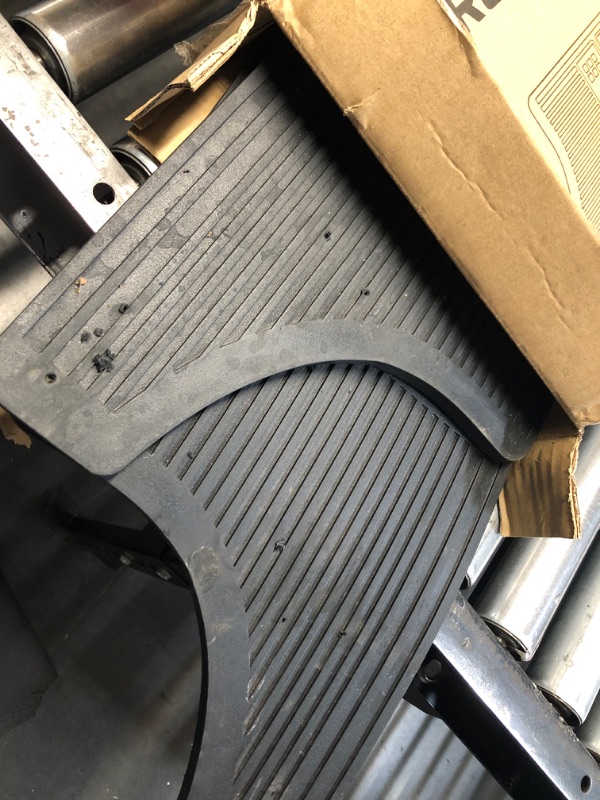 Photo 1 of **MISSING 2 FLAPS** Caterpillar Heavy Duty Splash Guards Pro Mud Flaps Fenders - Ultra Tough Dirt/Slush Protection with Night Reflectors - Easy Installation (CAGD-080+CAGD-080_ALT) Front/Rear Tires, 4 Count (Pack of 1)