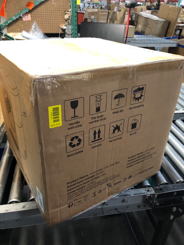 Photo 1 of ***FACTORY SEALED OPENED FOR INSPECTION***
Automatic Litter Box, Self Cleaning Litter Box, Odor Control, 90L Capacity