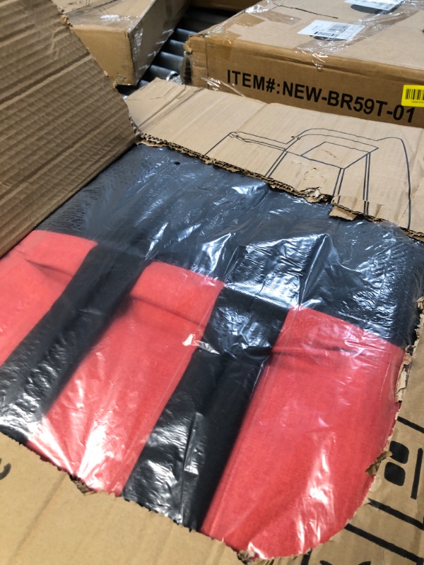 Photo 1 of ***STOCK PHOTO FOR REFERENCE ONLY***SUNNYFEEL Stadium Seats with Back Support & Cushion for Bleachers, Folding Bleacher Chairs Wide with Armrests and Cup Holder, Portable Breathable Stadium Chair with Thick Padded Seat Steel Frame (RED)