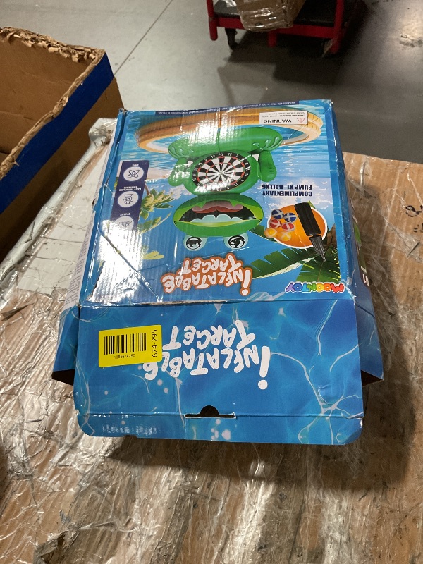 Photo 1 of **MISSING SOME ACCESSORIES** MOONTOY Fun Pool Toys for Kids, Inflatable Dart Board Toss Game, Swiming Pool Floats, Backyard & Beach Games Summer Party Decorations Birthday Gift for 3-5 4-8 8-12 Boys Girls Teens and Adult