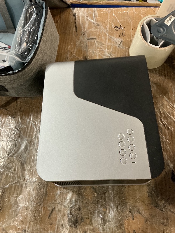 Photo 1 of [Auto Focus/Auto Keystone] Smart Projector with WiFi and Bluetooth, Dolby Audio,DBPOWER Native 1080p Projector, Movie Projector, 50% Zoom with Carry Bag