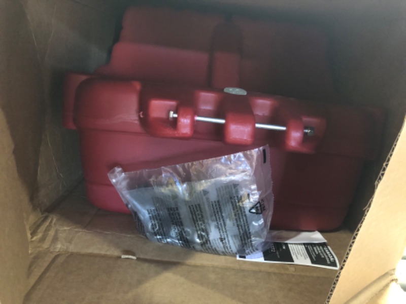 Photo 1 of **Parts Only Missing Wheels*** Step2 Neighborhood Wagon, Kids Ride On Toy, Stroller Substitute, Includes Seat Belts, Made of Durable Plastic, Max Weight 75 lbs., For Toddlers 1.5-5 Years Old, Red