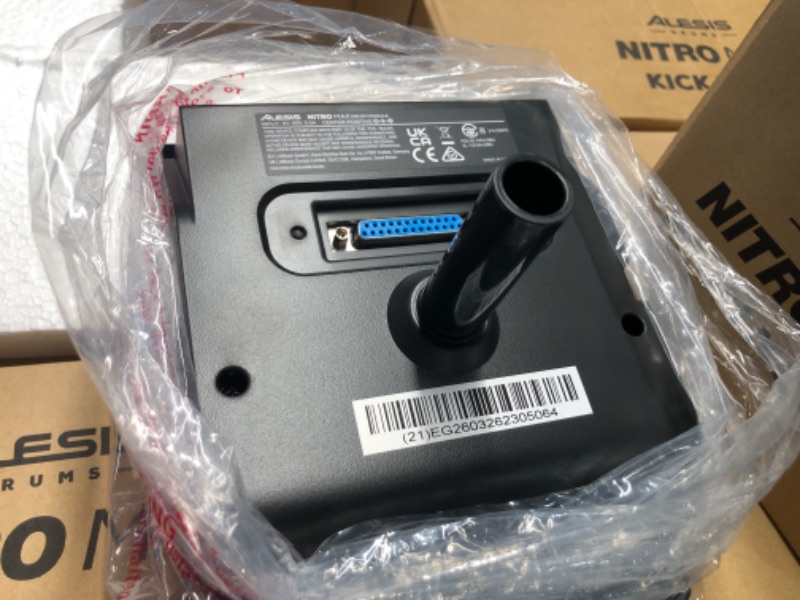 Photo 1 of ***FACTORY SEALED*** ****OPENED FOR INSPECTION***
Alesis Nitro Max Kit Compact Electric Drum Kit with Quiet Mesh Pads, 10" Dual-Zone Snare, Bluetooth, 440+ BFD Sounds, Drumeo, USB MIDI, Kick Pedal
