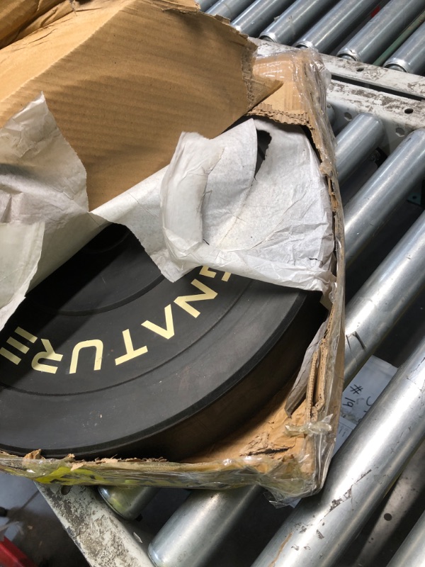 Photo 1 of ***ONLY 1 55LBS BUMPER PLATE***PAARTIAL SET***
Fitvids 2-Inch Olympic Rubber Weight Plates Sets, Bumper Plates Set with Barbell for Strength Training, 260 Lbs Set, Black