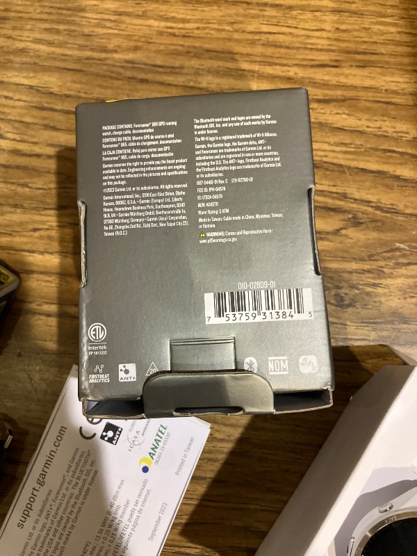 View 4 of Garmin Forerunner® 965, Running Smartwatch, 47mm, Whitestone/Powder Gray