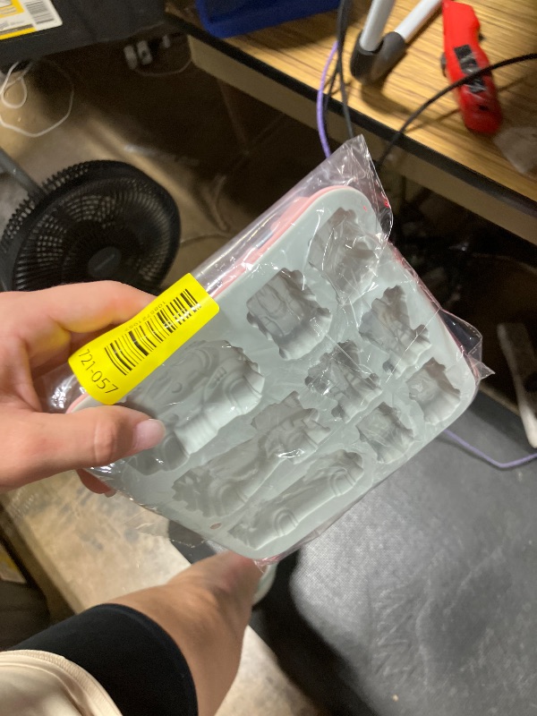 Photo 1 of 2 Pack Racing Car Jello Molds Silicone 9 Cavity 3D Car Themed Chocolate Mold Ice Cube Tray DIY Baking Tool for Kids Chocolate Cake Dessert Candy Mousse Pastry Cupcake Topper Handmade Soap Crayons